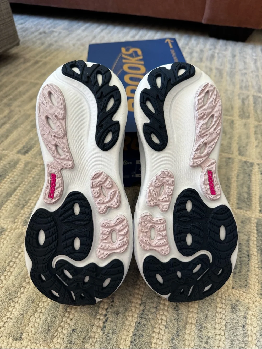 NEWBrooks Women’s Andrenaline GTS 25 Running Shoe — Spellbound/Blazing Bell/Pink - Picture 5 of 7